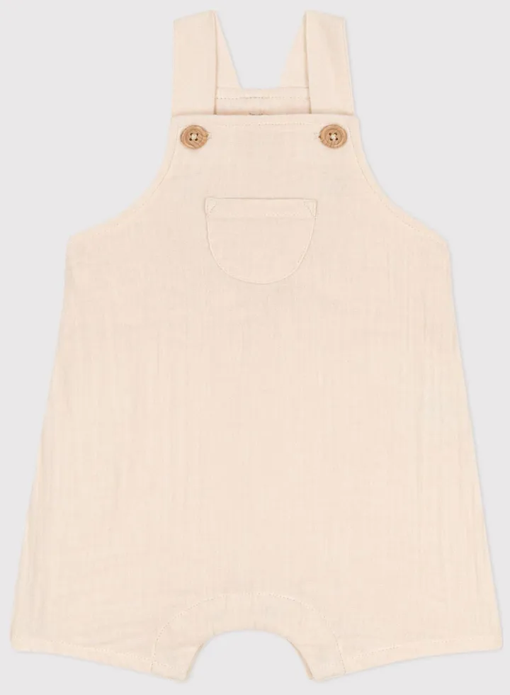 Kids Gauze Dungaree Shorts