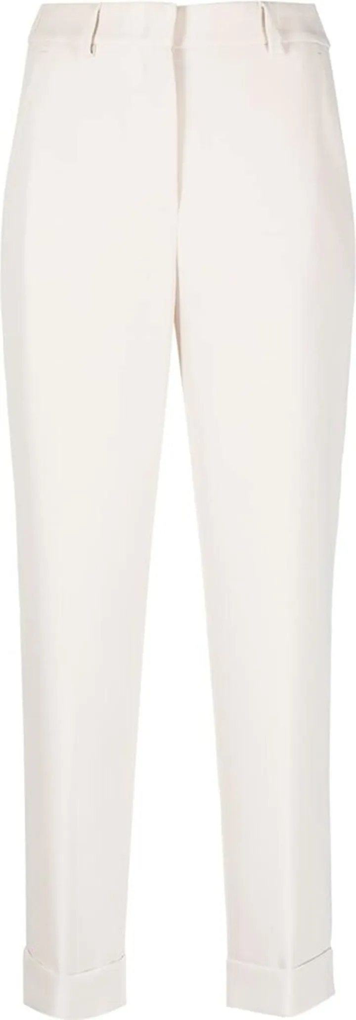 Mid-Rise Cropped Trousers