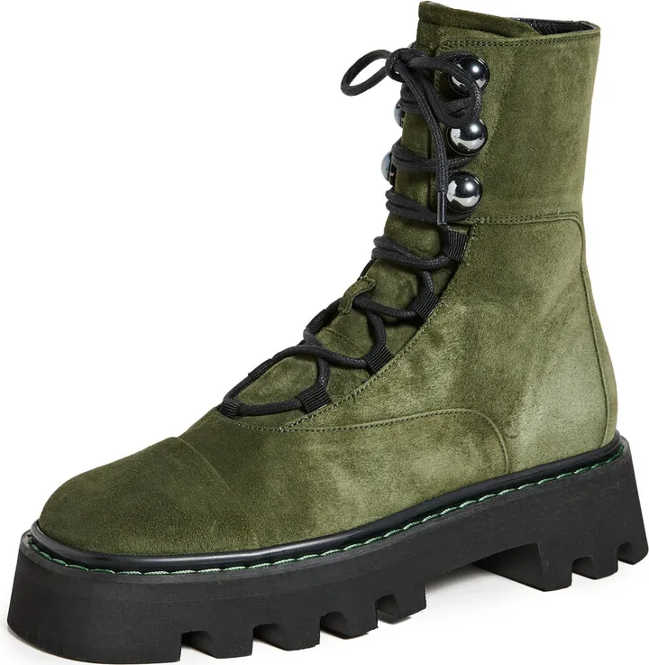 Nicholas Kirkwood 40mm Pearlogy Combat Boots