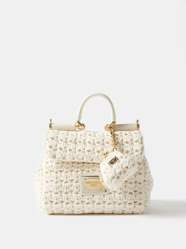 Sicily Small Crochet-knit Handbag