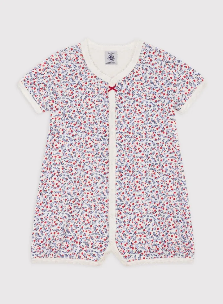 Kids Floral Print Playsuit