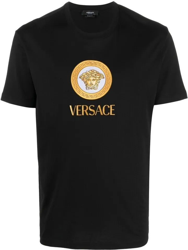 Black Medusa Print T-Shirt
