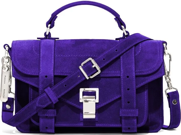PS1 Tiny suede bag