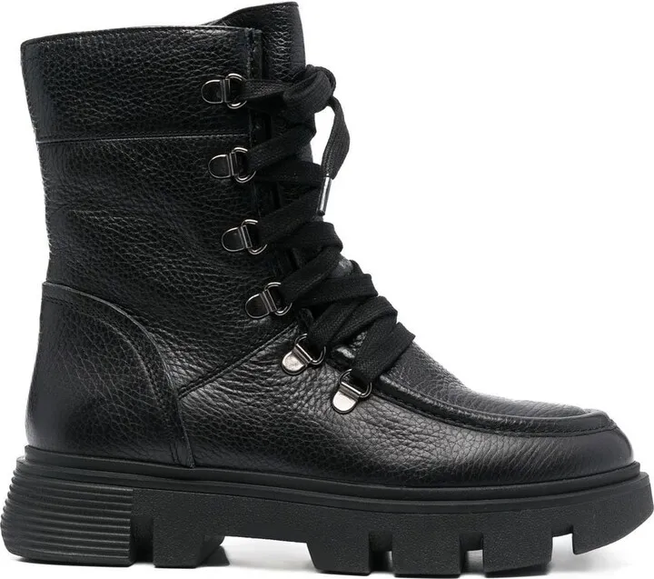 45mm Vilde lace-up leather boots