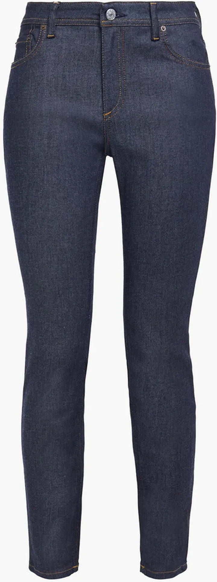 Peg cropped high-rise skinny jeans