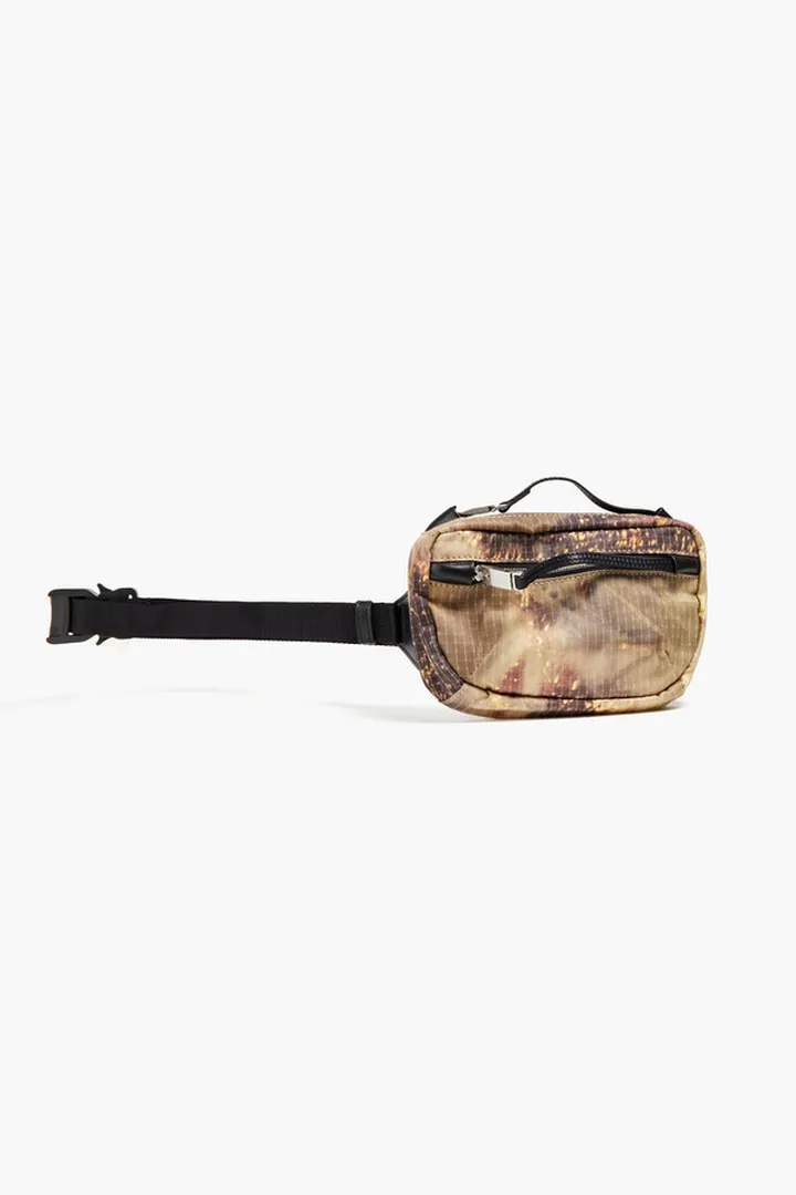 Cotton-blend twill belt bag