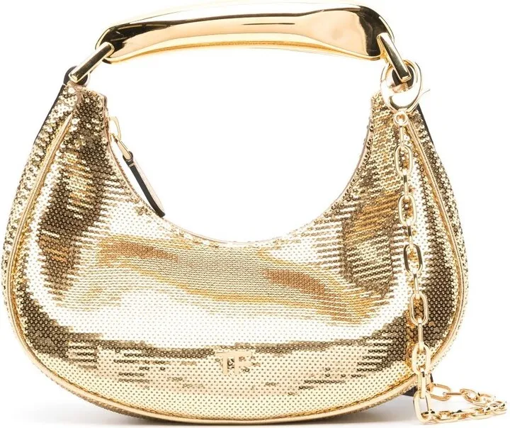 Gold-Tone Bianca Embellished Mini Bag