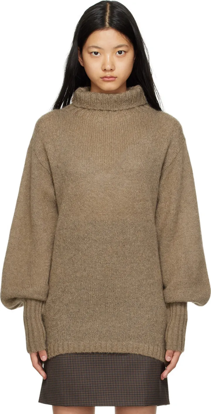 by Malene Birger Brown Comine Turtleneck
