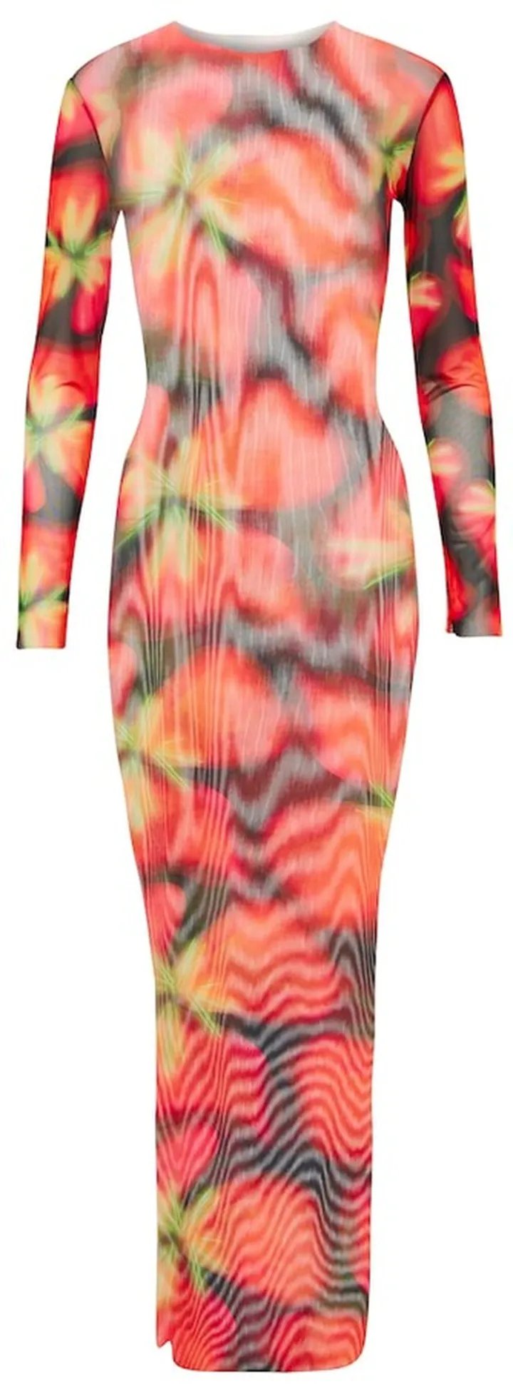 High Tide printed mesh dress