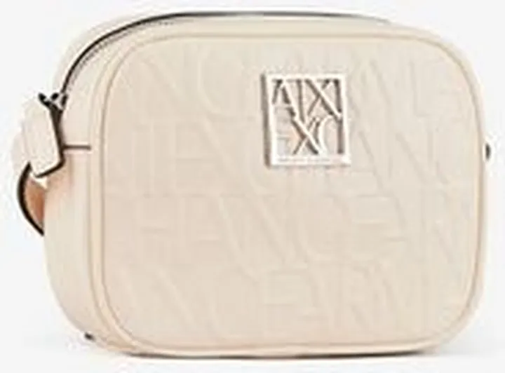 All over embossed logo camera bag