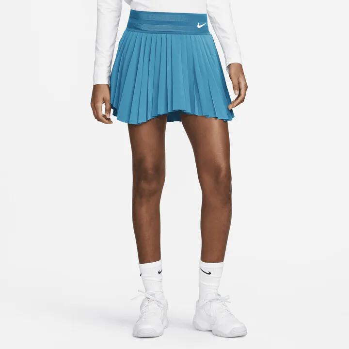 Nike Women's Court Dri-FIT Slam Tennis Skirt in Blue