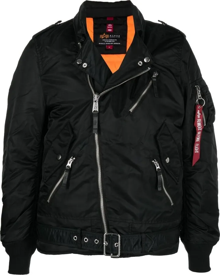 Outlaw biker bomber jacket