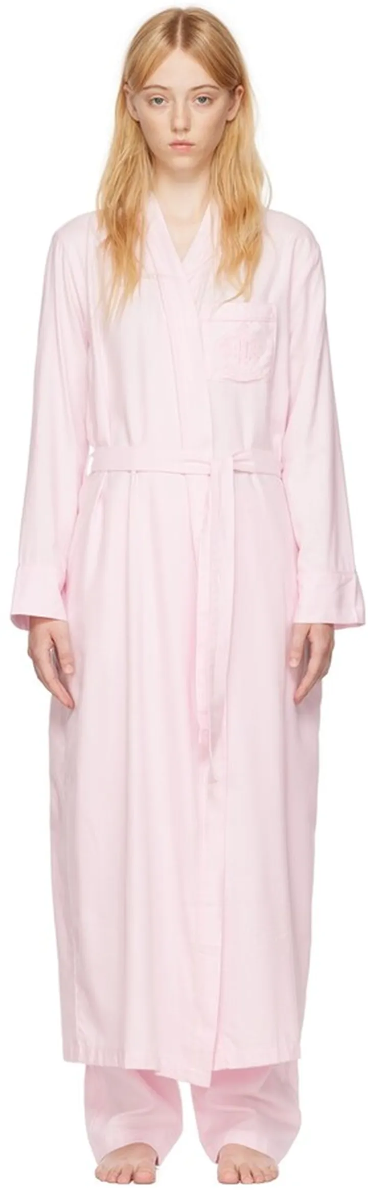 SKIMS Pink Hotel Robe