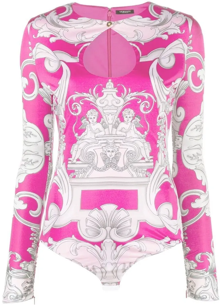 VERSACE- Barocco Print Bodysuit
