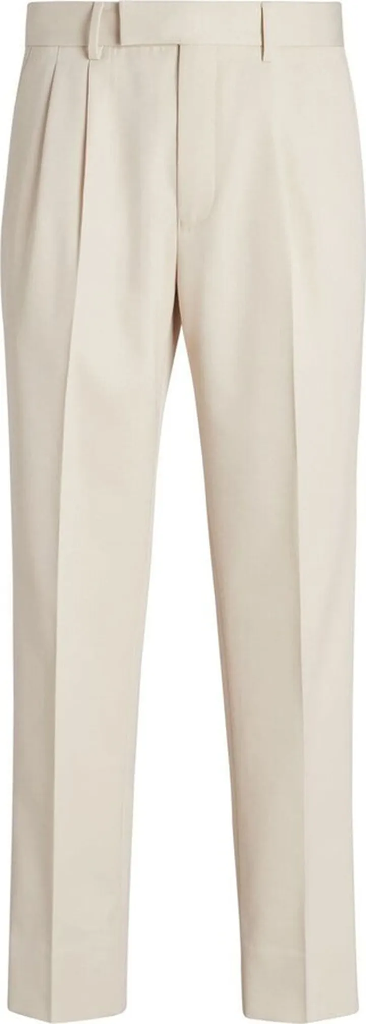 Straight-Leg Cut Trousers
