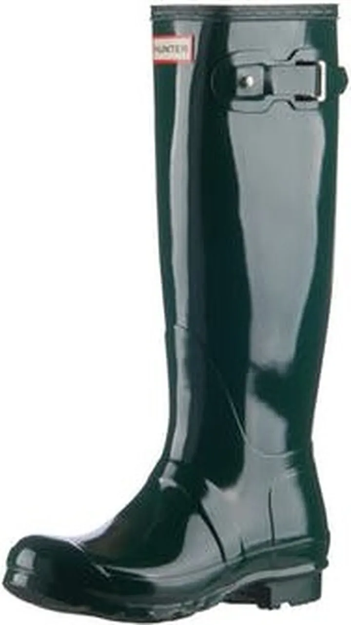Hunter Womens Original Tall Gloss Rain Boots Size 4 - Hunter Green