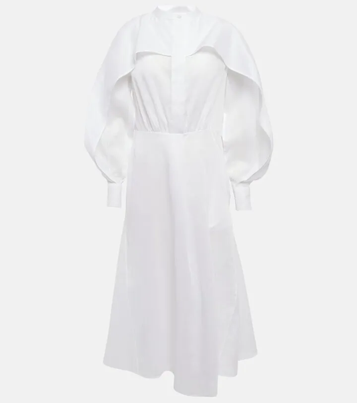 Cotton shirt dress