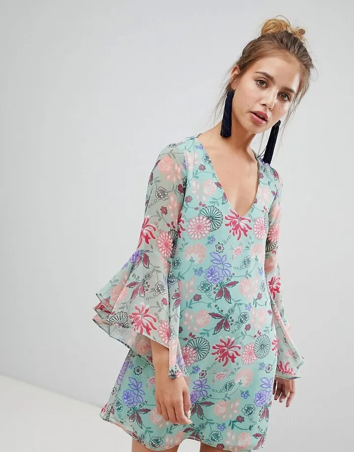 Glamorous floral shift dress