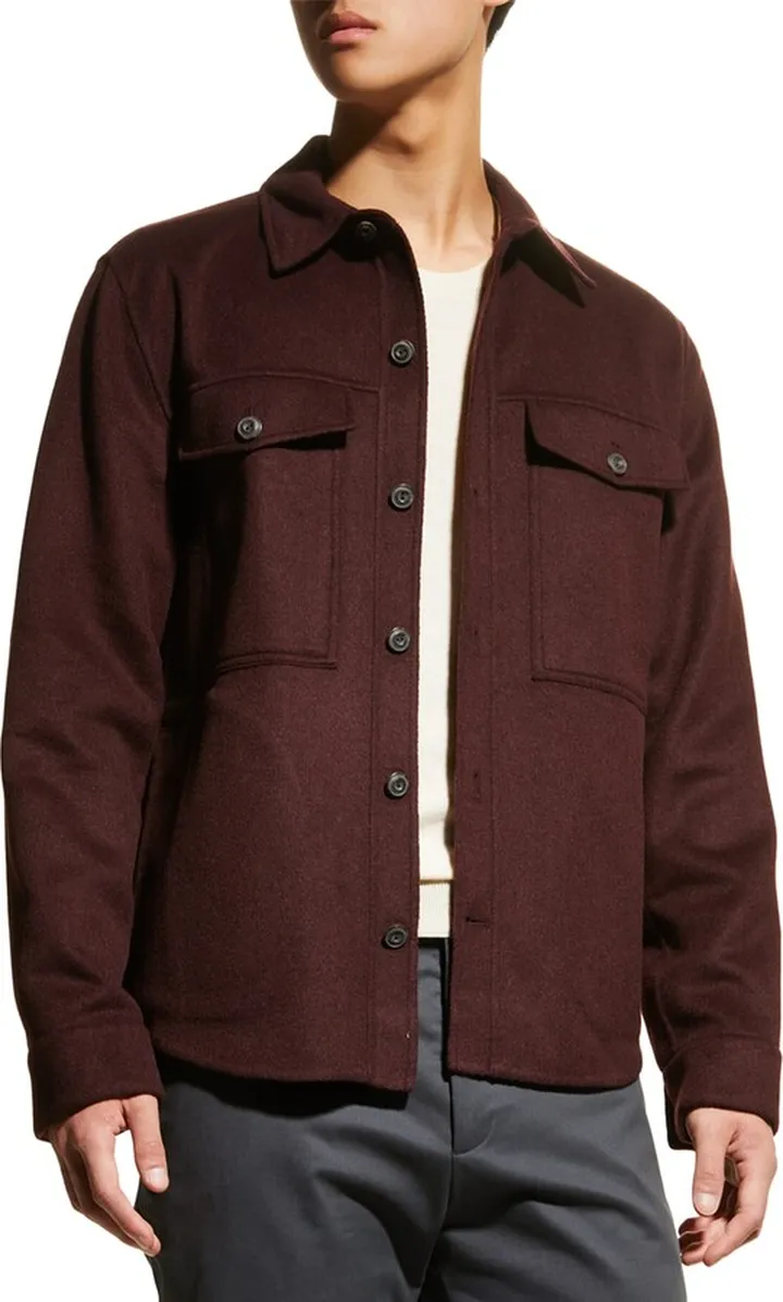 Men's Splittable Shirt Jacket