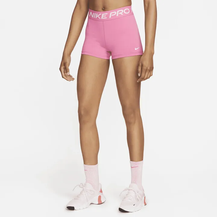 Women's Nike Pro 3" Shorts in Pink