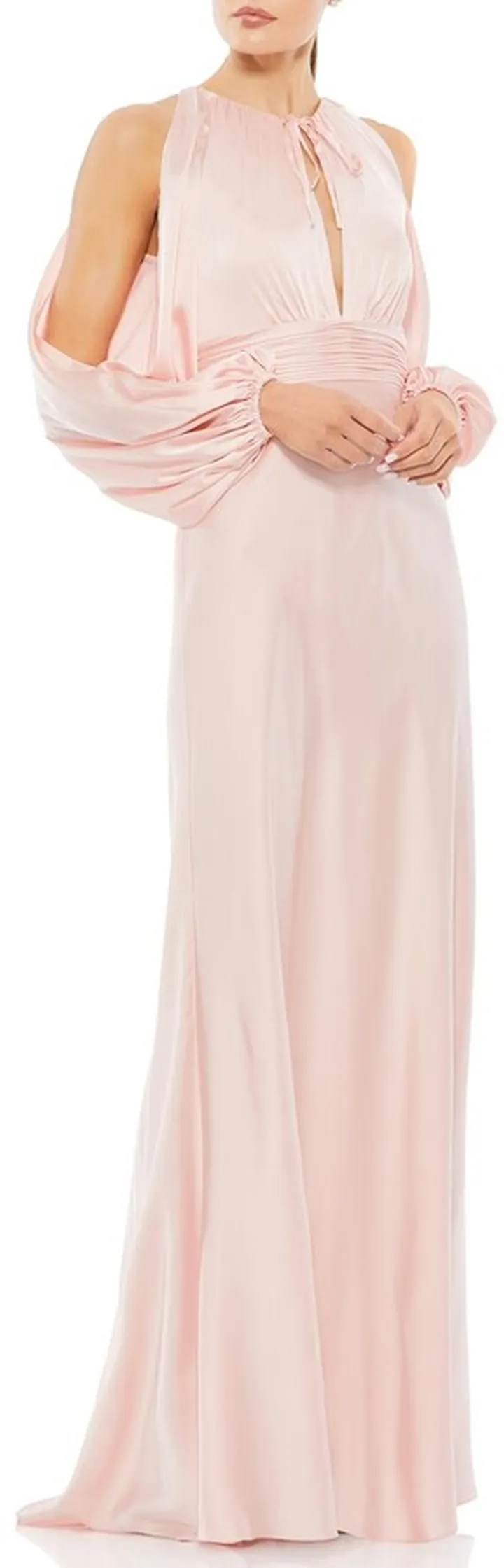 Cold Shoulder Gown