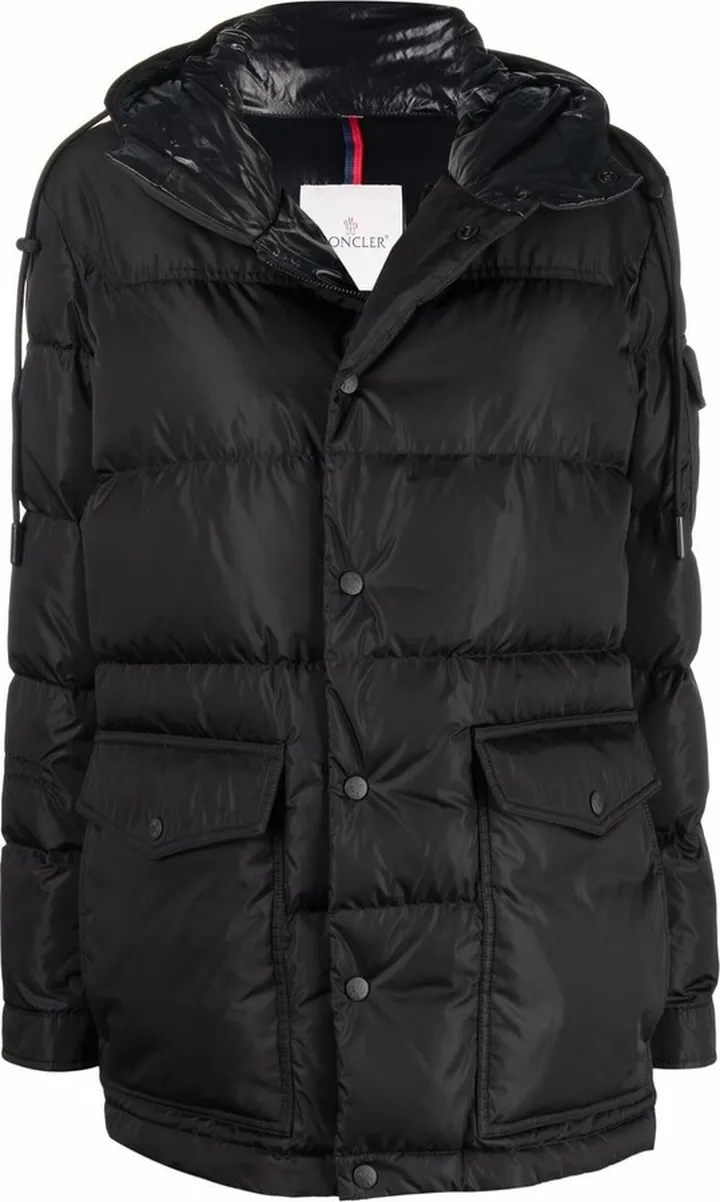 Logo-Patch Padded Jacke