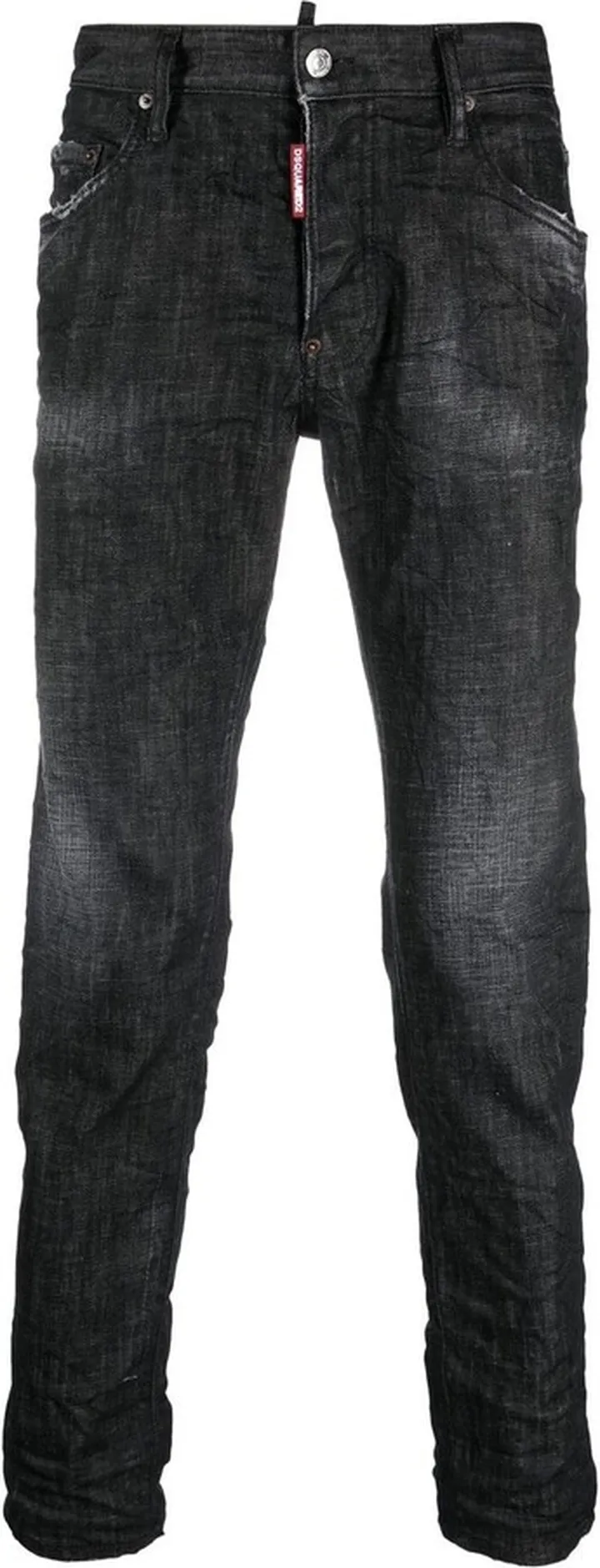 Distressed Skinny-Cut Jeans