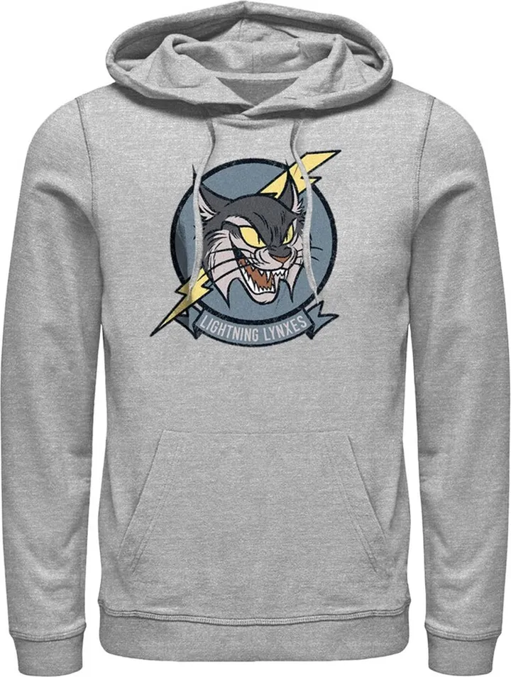 Men's Disney Strange World Lightning Lynxes Pull Over Hoodie - Athletic Heather - Medium