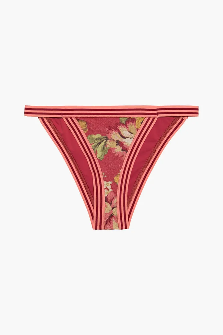 Melody floral-print low-rise bikini briefs