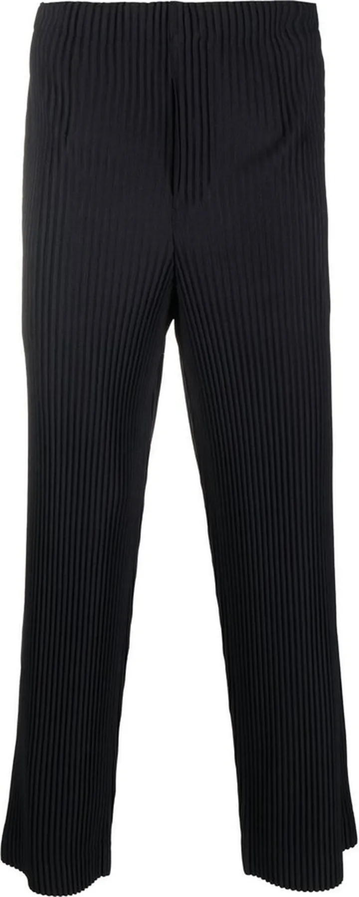Ribbed-Knit Cropped Trousers