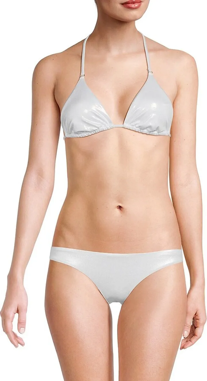 Shimmer String Bikini Top