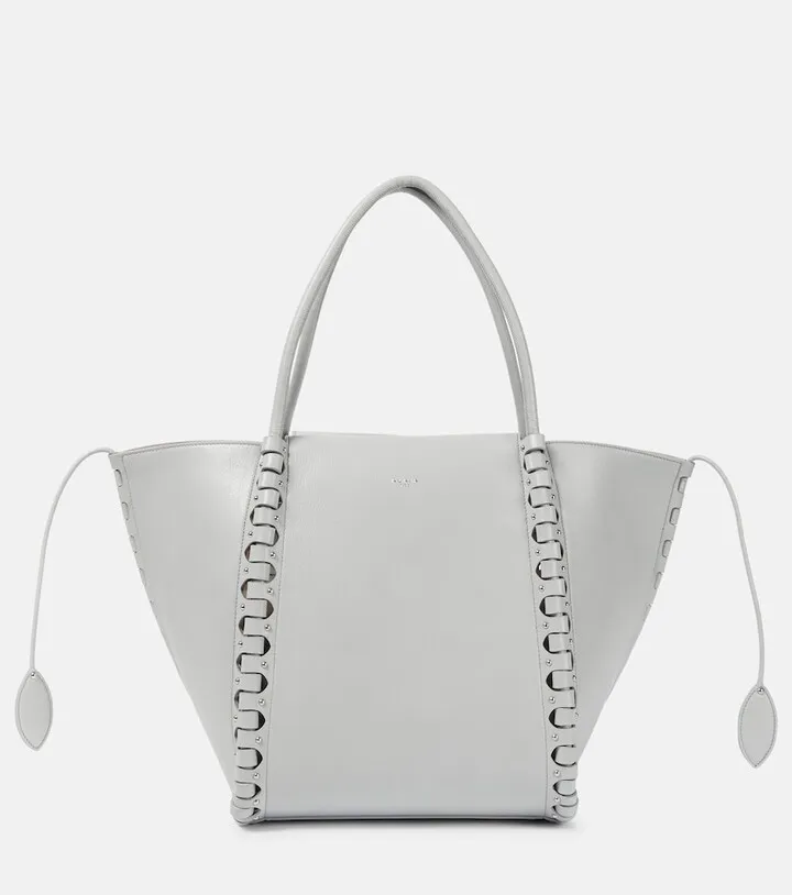 Hinge Medium leather tote