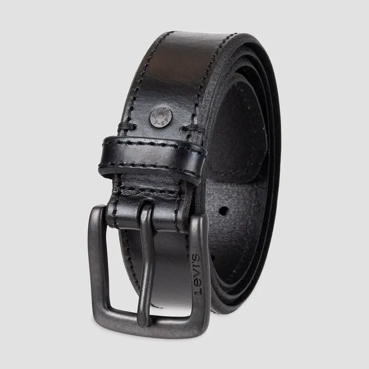 Levi's® Men's Matte Buckle Casual Belt - Black M