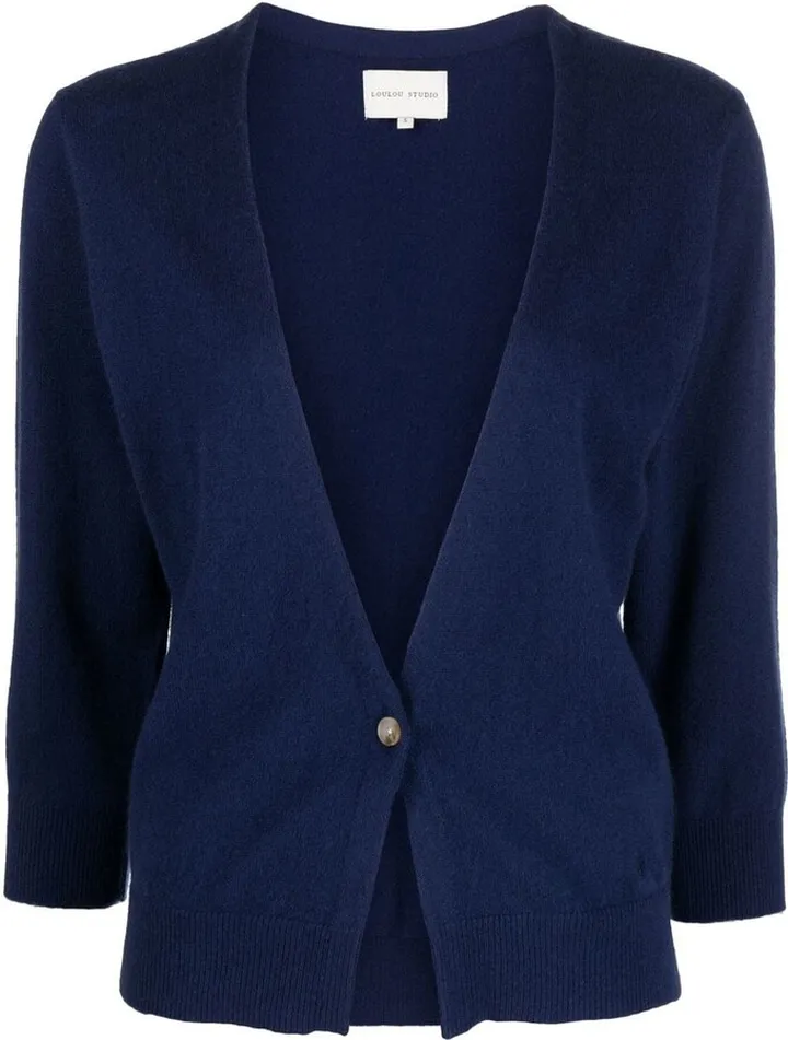 V-neck cashmere cardigan