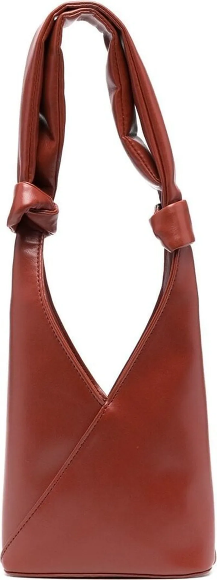 Knot-Detail Leather Tote
