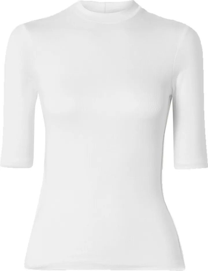 Mackay ribbed stretch-jersey T-shirt