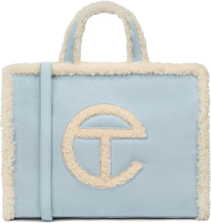 x TELFAR Gender Inclusive Medium Genuine Shearling Shopper