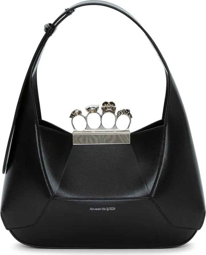 Leather Logo-Print Bag