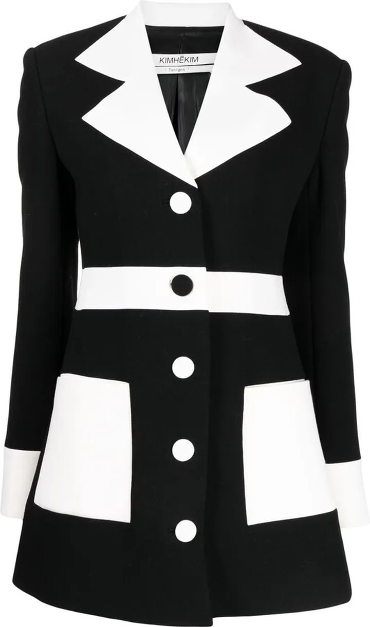 Single-Breasted Blazer Dress