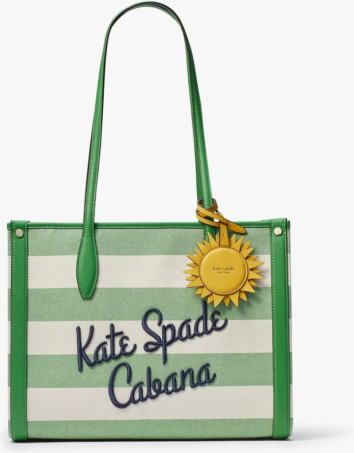 Kate Spade Market Cabana Canvas Medium Tote