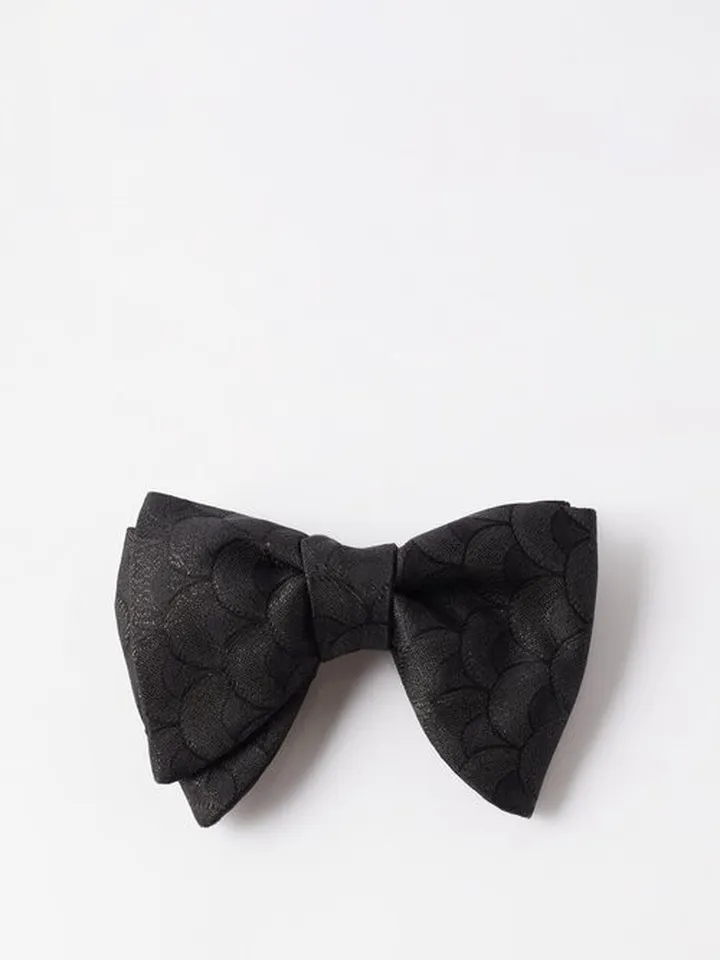 Silk-jacquard Bow Tie