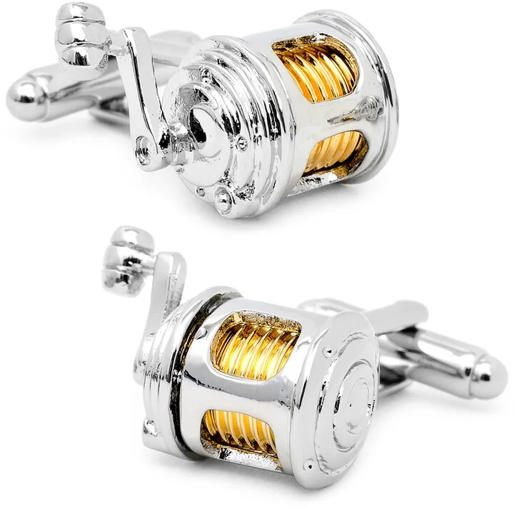 Fishing Reel Cuff Links
