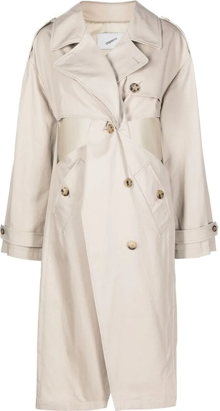 Cut-Out Trench-Coat
