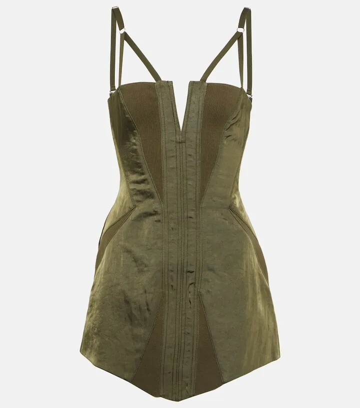 Fine Fork twill minidress