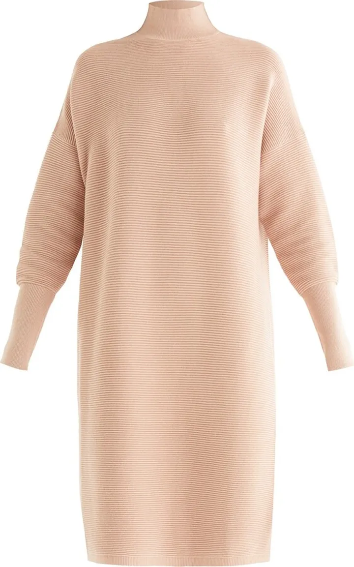 PAISIE - Paisie Polo Ribbed Dress In Blush