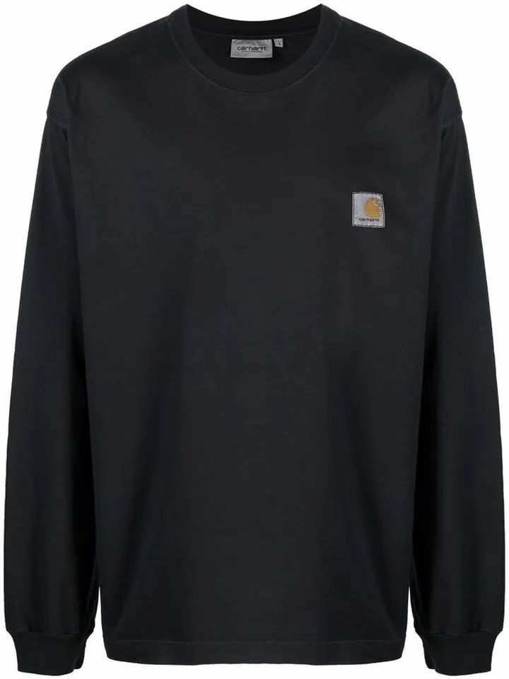 logo-patch long-sleeved T-shirt