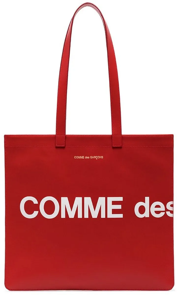 Logo Print Tote Bag