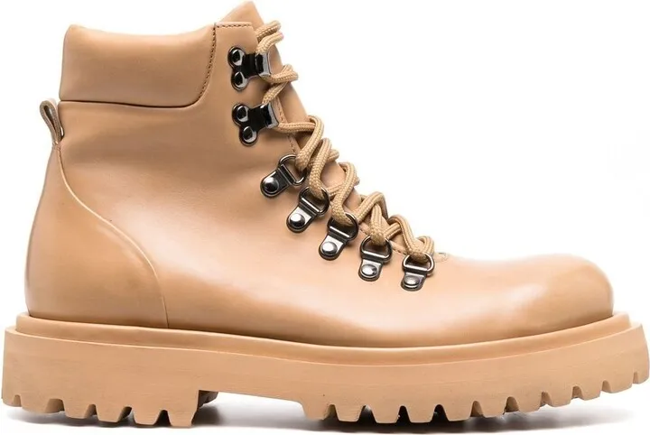 Wisal lace-up leather boots