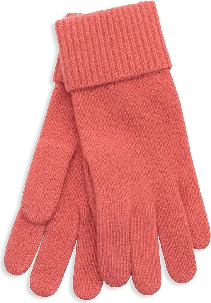 Rib Knit Cashmere Gloves