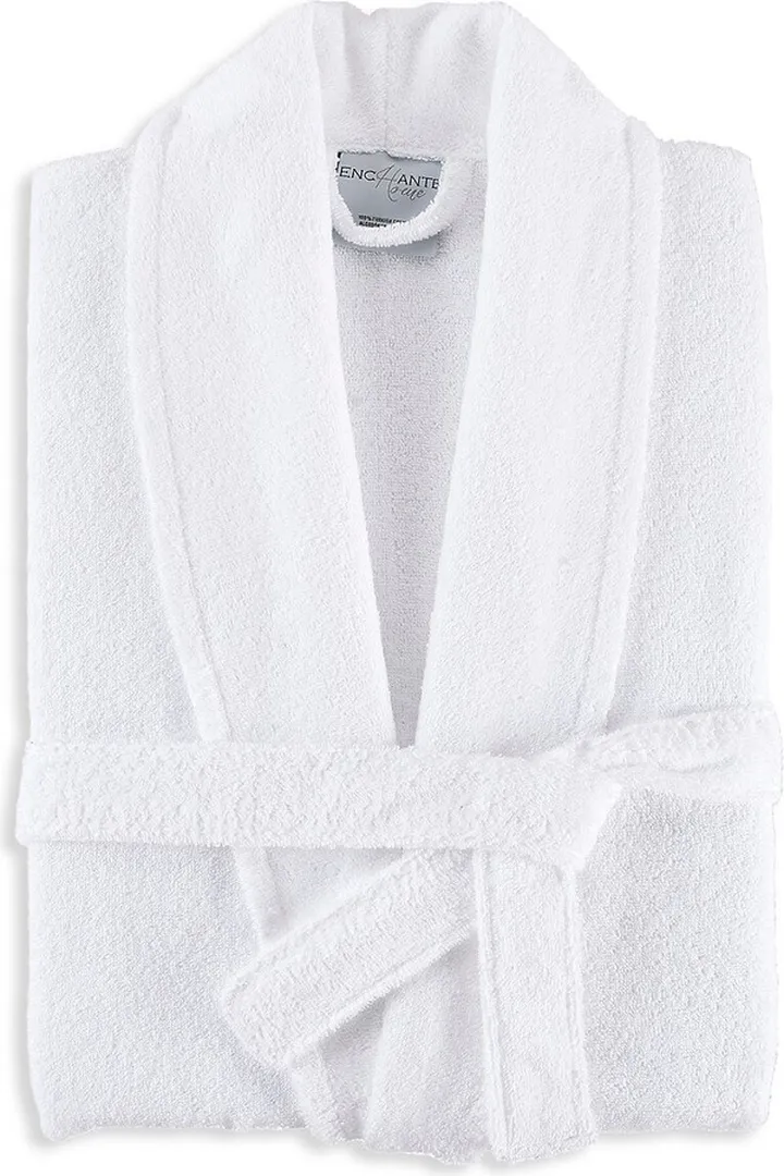 Shawl Collar Turkish Cotton Bathrobe